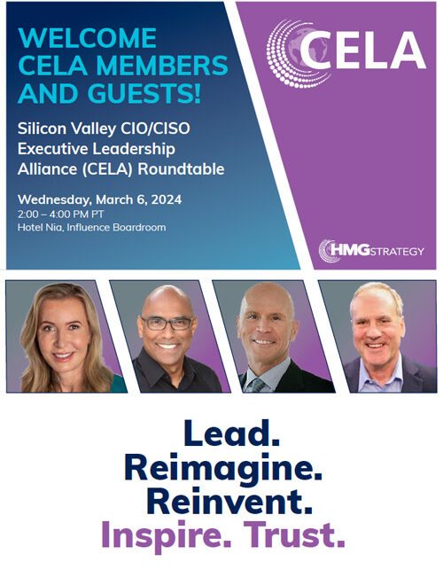 Silicon Valley CIO/CISO Executive Leadership Alliance (CELA) Roundtable